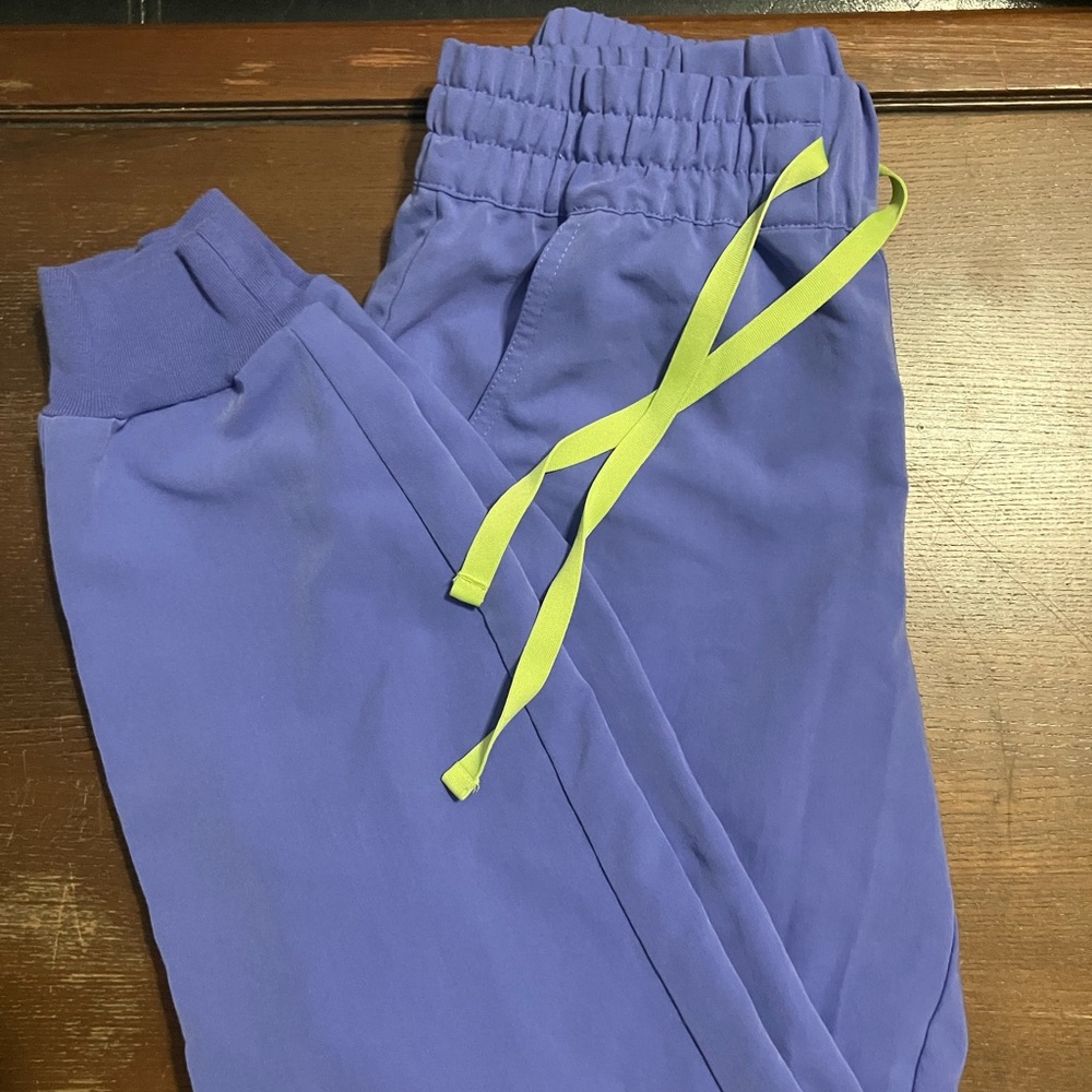 Figs high waisted Uman relaxed joggers Blueberry size XSP